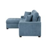 9816BU*2LCRL 2-Piece Sectional with Left Chaise, Pull-out Bed and Hidden Storage - Image 4