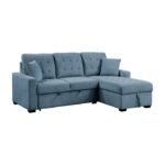 9816BU*2LLRC 2-Piece Sectional with Right Chaise, Pull-out Bed and Hidden Storage - Image 2