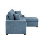 9816BU*2LLRC 2-Piece Sectional with Right Chaise, Pull-out Bed and Hidden Storage - Image 3