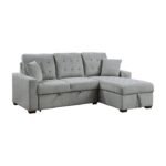 9816GY*SC 2-Piece Sectional with Right Chaise, Pull-out Bed and Hidden Storage - Image 2
