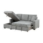 9816GY*2LCRL 2-Piece Sectional with Left Chaise, Pull-out Bed and Hidden Storage - Image 8