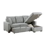 9816GY*SC 2-Piece Sectional with Right Chaise, Pull-out Bed and Hidden Storage - Image 6
