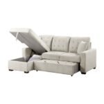 9816SN*2LCRL 2-Piece Sectional with Left Chaise, Pull-out Bed and Hidden Storage - Image 6