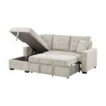 9816SN*2LCRL 2-Piece Sectional with Left Chaise, Pull-out Bed and Hidden Storage - Image 8