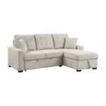 9816SN*2LLRC 2-Piece Sectional with Right Chaise, Pull-out Bed and Hidden Storage - Image 2