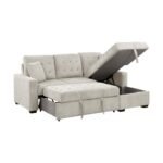 9816SN*2LLRC 2-Piece Sectional with Right Chaise, Pull-out Bed and Hidden Storage - Image 8
