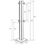RIKKIE ENGINEERED WOOD COAT RACK WALNUT - Image 4