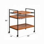 Oaken Serving Cart - Image 2
