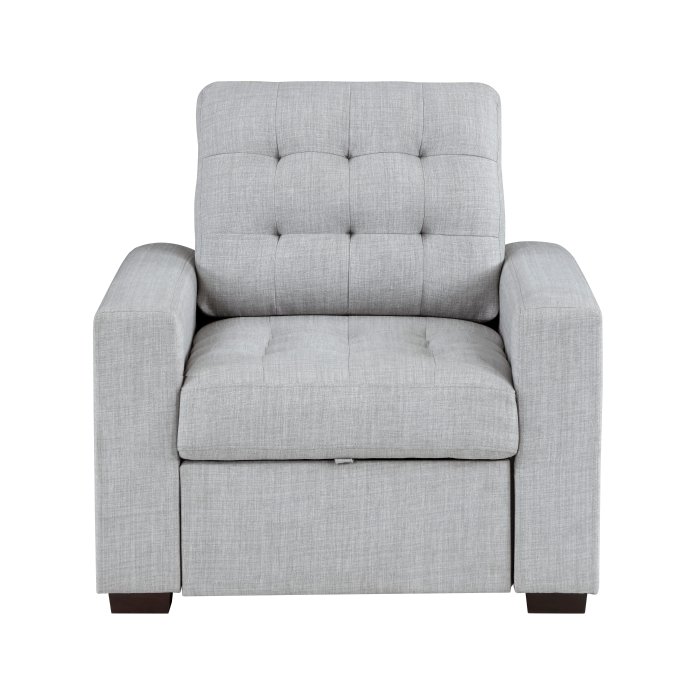 9916GY-1_noBG_f__l.jpg 9916GY-1 Chair with Pull-out Ottoman - Image 1