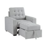 9916GY-1 Chair with Pull-out Ottoman - Image 5