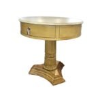 9928-04 RND END TBL BASE W/ GLASS - Image 2