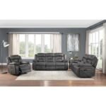 9989GY-2 Double Reclining Love Seat with Center Console - Image 6