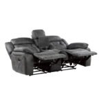 9989GY-2 Double Reclining Love Seat with Center Console - Image 3