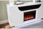AILEEN WHITE 66″ ENT UNIT W/LED, SPEAKERS, CRYSTAL AND POP-UP DOORS - Image 3
