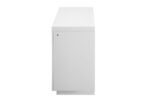 AILEEN WHITE 66″ ENT UNIT W/LED, SPEAKERS, CRYSTAL AND POP-UP DOORS - Image 4