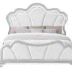 ARIA SILVER KING BED WITH LED
