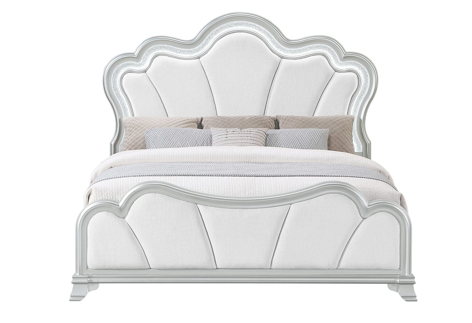 ARIA-SILVER-KB-1-2.jpg ARIA SILVER KING BED WITH LED - Image 1