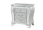 ARIA SILVER NIGHTSTAND WITH LED - Image 2