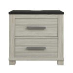 ASHLEY BROWN NIGHTSTAND W/USB & SPEAKER