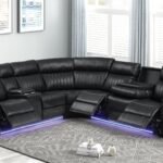 AVIATOR SECTIONAL SOFA BLACK