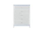 ALINA WHITE KING BED GROUP WITH LED, COOLER, SPEAKER AND USB - Image 6