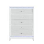 ALINA WHITE CHEST W/ LED
