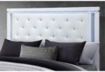 ALINA WHITE KING BED GROUP WITH LED - Image 2