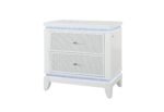ALINA WHITE NIGHTSTAND WITH LED AND USB - Image 2