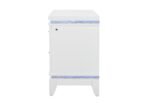 ALINA WHITE NIGHTSTAND WITH LED AND USB - Image 3