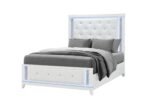 ALINA WHITE QUEEN BED GROUP WITH LED - Image 3