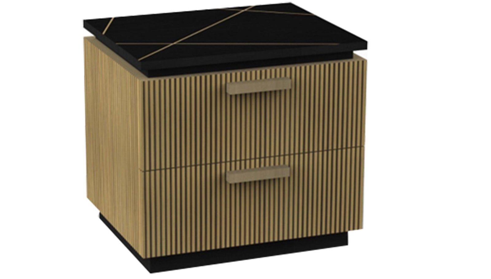 Allure_nightstand_1500_975.jpg ALLURE NIGHTSTAND BLACK & GOLD - Image 1