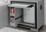 AMELIA GREY/BLACK FULL BED GROUP WITH LED, COOLER AND SPEAKER - Image 3