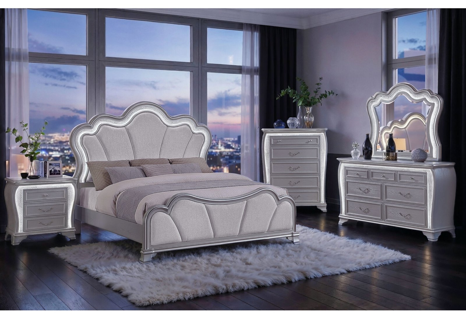Aria-Catalog-Final-2.jpg ARIA SILVER QUEEN BED GROUP - Image 1