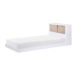 B2012BCT-1* Twin Bookcase Platform Bed
