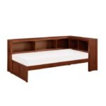 B2013BCDC-1BC* Twin Bookcase Corner Platform Bed