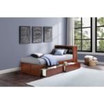 B2013BCDC-1T* Twin Bookcase Platform Bed with Storage Boxes - Image 8