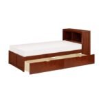 B2013BCDC-1T* Twin Bookcase Platform Bed with Storage Boxes - Image 3