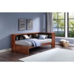 B2013BCDC-1BC* Twin Bookcase Corner Platform Bed - Image 3