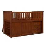 B2013LLDC-1*BC2DR Low Loft Bunk with Bookcase and 2 Dressers - Image 6