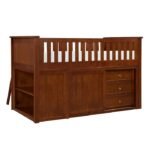 B2013LLDC-1*BC2DR Low Loft Bunk with Bookcase and 2 Dressers - Image 5