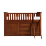 B2013LLDC-1*BC2DR Low Loft Bunk with Bookcase and 2 Dressers - Image 3