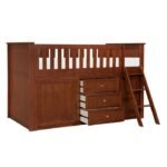 B2013LLDC-1*BCDR Low Loft Bunk with Bookcase and Dresser - Image 5