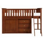 B2013LLDC-1*DR Low Loft Bunk with Dresser - Image 2