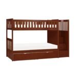 B2013SBDC-1*T Twin/Twin Step Bunk Bed with Storage Boxes
