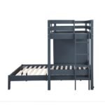 B2024BULTF-1* Twin/Full Loft Bunk Bed with Chest and Hidden Desk - Image 4