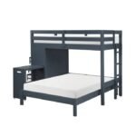 B2024BULTF-1* Twin/Full Loft Bunk Bed with Chest and Hidden Desk - Image 6