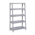 B2024GY-16S4 Bookcase, 4 Fixed Shelves