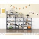 B2024GY-16S3 Bookcase, 3 Fixed Shelves - Image 6