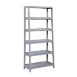 B2024GY-16S5 Bookcase, 5 Fixed Shelves