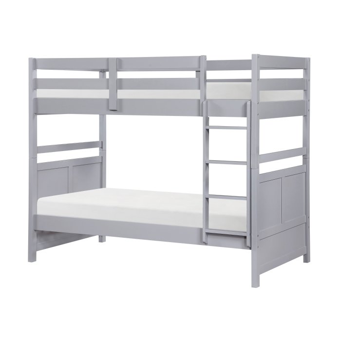 B2024GY-1_noBG_side_2__l.jpg B2024GY-1* Twin/Twin Bunk Bed - Image 1